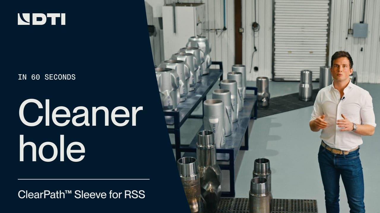 Cleaner Hole, Lower Pressure Drop: RSS Sleeve in 60 Seconds